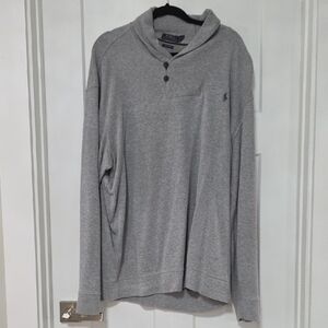 Ralph Lauren Gray Estate Rib Knit